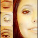 Golden with black crease