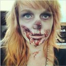 First zombie makeup