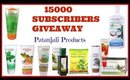 15000 Subscribers Huge Giveaway of Patanjali Products (OPEN)