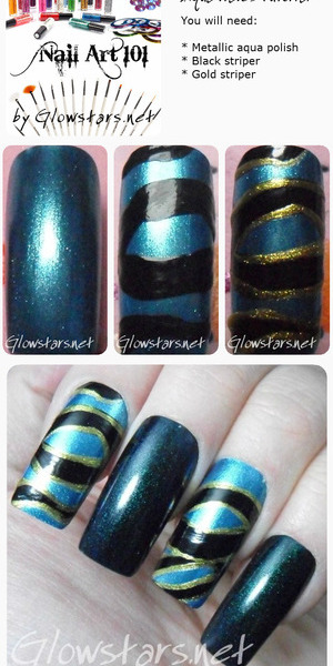 For more tutorials and nail art visit http://Glowstars.net