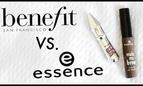 Benefit Gimme Brow vs. Essence Make Me Brow Review | Beauty Bite