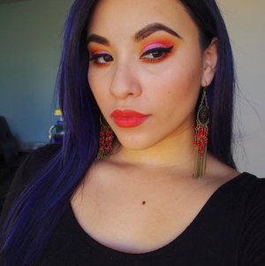 Fun look perfect for Spring/Summer inspired by orange tulips! WATCH MAKEUP TUTORIAL  HERE: http://youtu.be/O6X5gqz4nDY