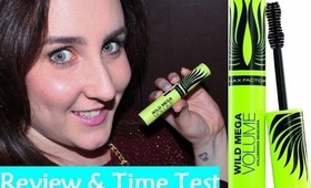 Max Factor Mega Wild Volume Mascara Review & Time Test