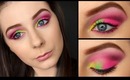 Neon Trend: Coloured Post-It Notes Inspired Makeup
