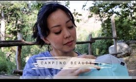 beauty things I packed for camping in a yurt (to not smell)