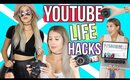 YOUTUBE LIFE HACKS Every YouTuber NEEDS To KNOW!!