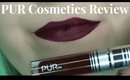 PUR Cosmetics | Velvet Matte Liquid Lipstick in Dutty Wine | Review