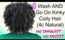 Natural Hair Tutorial: Wash and Go on Type 4c Hair using TGIN Products--No Tangles Yall!!!