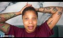 Taking out my braids | Length Check for the LAST TIME! Natural Hair Journey Bleached Blonde