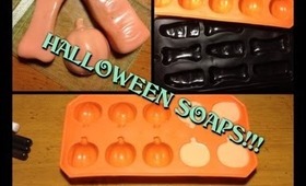 Halloween Soaps! Soapmaking Using Ice Cube Silicone Molds