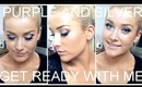 Get Ready With Me- Silver and Purple! ♡ | rpiercemakeup