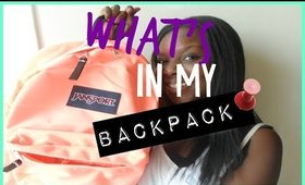 What's In My Backpack ♡ 2014