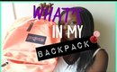 What's In My Backpack ♡ 2014