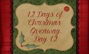 Day 12 - 12 Days of Christmas Giveaway