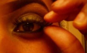 Silver Cranberry Smokey Eyes Makeup
