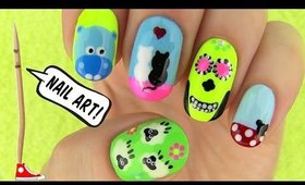 5 Nail Art Designs using a Toothpick