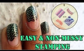 Easy and Non-Messy NailArt Stamping Tutorial
