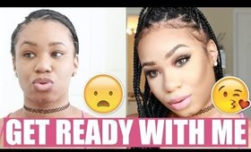 GET READY WITH ME: FROM SHOOK 😦 TO DAME UN BESO 😘 | BeautybyGenecia