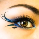 Cool Blue Winged Liner
