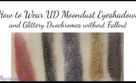 How to Wear Urban Decay Moondust Eyeshadows