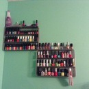 nail polish rack DIY