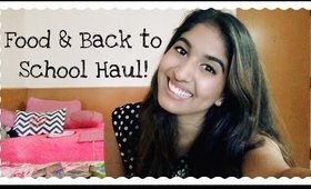Food & Back to School Haul