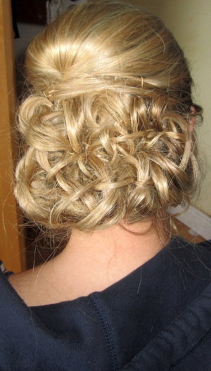 Elegant Updo for a college ball