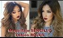 Maquillaje SENCILLO labios ROJOS/ Easy Smokey eye Red Lips Makeup tutorial| auroramakeup