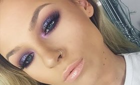 FOILED PURPLE SMOKEY EYE TUTORIAL