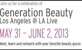 Generation Beauty Ticket Giveaway!