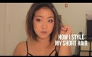 How I Style My Short Hair | Blushmepinkk