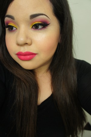 A fun look I did using the Sugarpill Burning Heart Palette I got from the Beautylish Boutique!