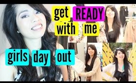 GET READY: GIRLS DAY OUT MAKEUP & OUTFITS!!