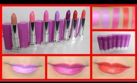 NEW Maybelline Rebel Bloom Color Sensational Lipstick | Swathces & Review