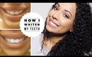 How I Whiten My Teeth At Home Feat. Smile Brilliant | Ashley Bond Beauty