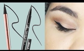 FENTY BEAUTY Flyliner Longwear Liquid Eyeliner VS KAT VON D Tattoo Liner WF| Kittypinky