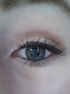 eye make up in different brown tones
