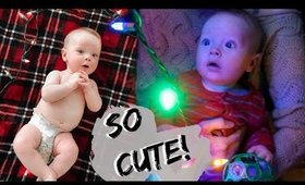 Baby Reacts to Christmas Lights!