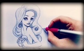 Draw Tutorial ❤ Sexy Innocent girl