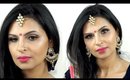 Eid Makeup Tutorial 2016 | Hot Pink Lips and Gold Eyes | Manisha Moments