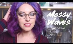 MODEL OFF-DUTY HAIR | MESSY WAVES TUTORIAL