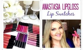 ★ANASTASIA LIPGLOSS | 34 LIP SWATCHES★