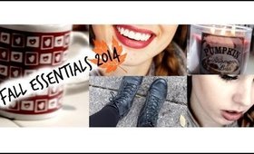 Fall Essentials 2014 | Fashion, Makeup, & More!