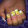 3D acrylic flower nails