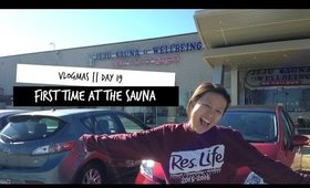 Vlogmas Day 19 || First Time At The Sauna