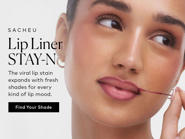 The internet’s favorite lip stain expands with fresh shade options made for every kind of lip mood, from low-key neutrals to statement-making bolds. Shop the new SACHEU Lip Liner Stay-N shades at Beautylish.com