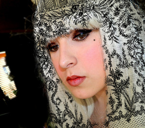 This is just a look i made up and added the lace in photoshop