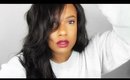 Neutral Eyes w/ Bold Lips | Fall Makeup Look | Keli B. Styles