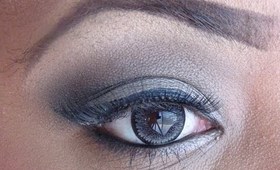 Summer's Silver Smokey Eye