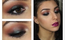 Blue Brown Eyes & Purple Lips | Makeup Tutorial ♥